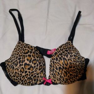 Victoria's Secret Push Up Bra In Leopard Print